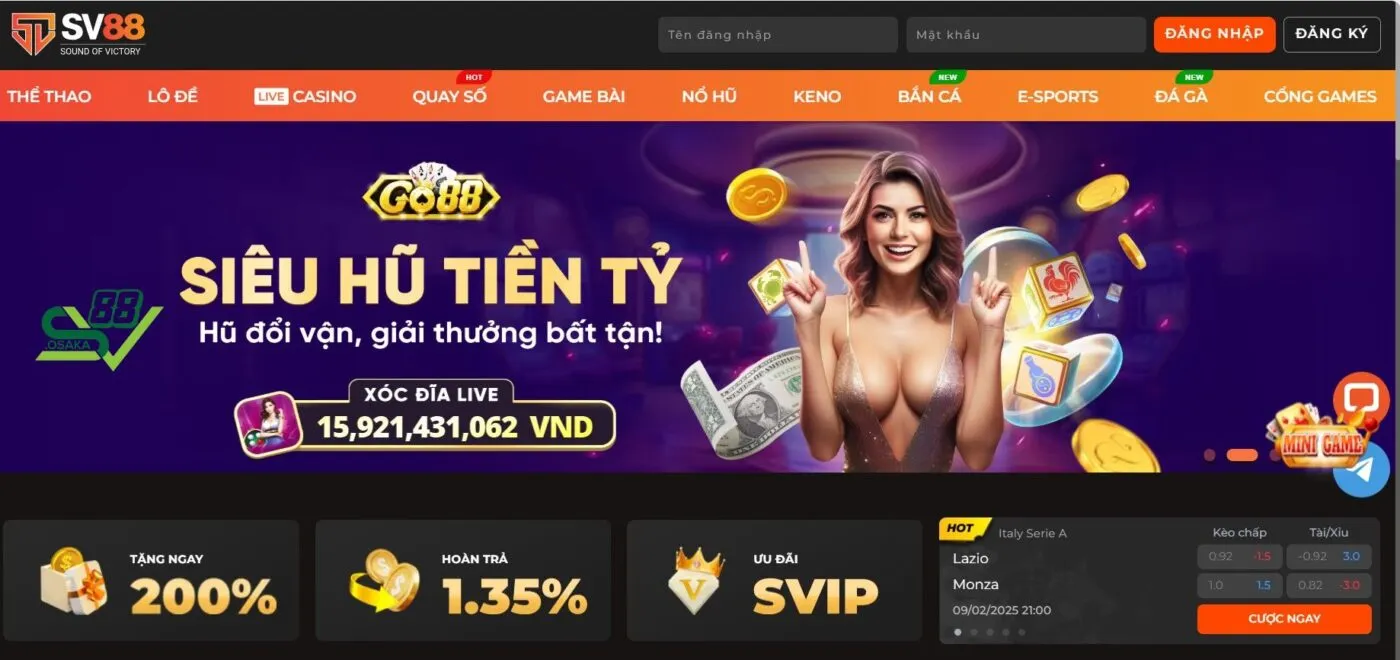 Những thông tin giới thiệu về SV88